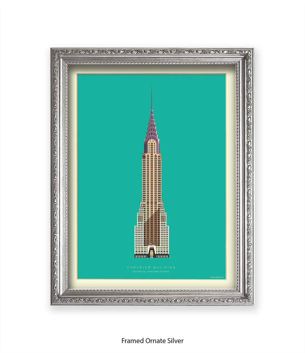 Chrysler Building New York Fred Birchal Art Print