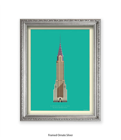 Chrysler Building New York Fred Birchal Art Print