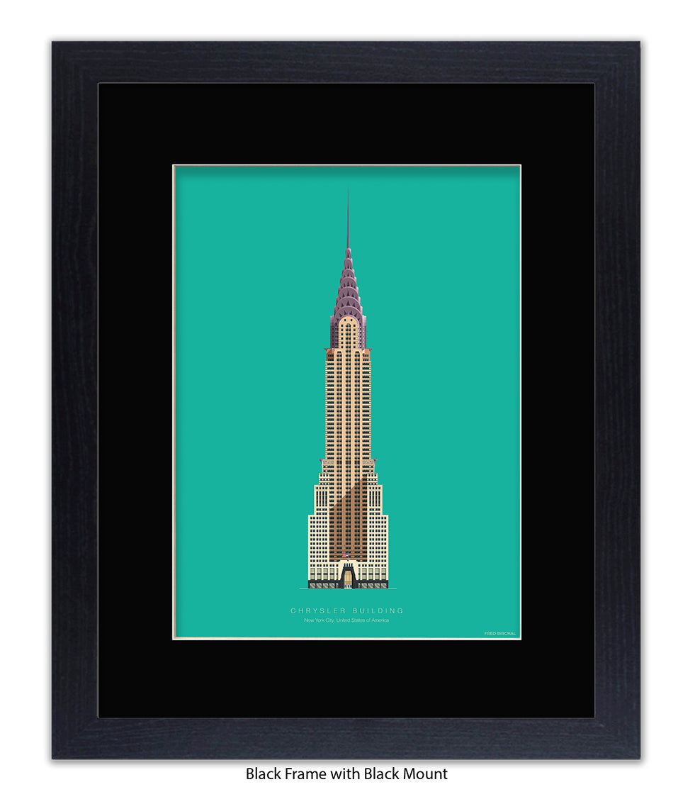 Chrysler Building New York Fred Birchal Art Print