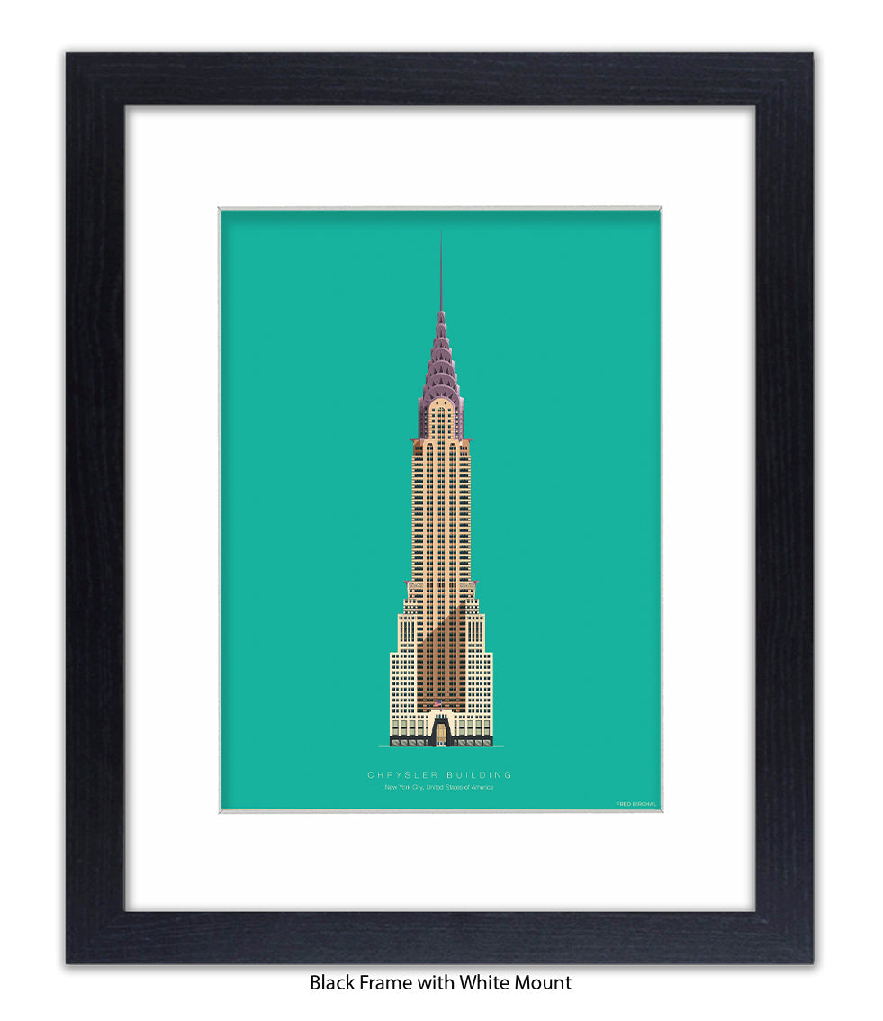 Chrysler Building New York Fred Birchal Art Print