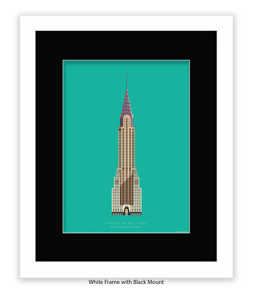 Chrysler Building New York Fred Birchal Art Print