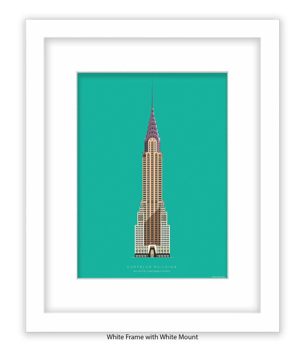 Chrysler Building New York Fred Birchal Art Print