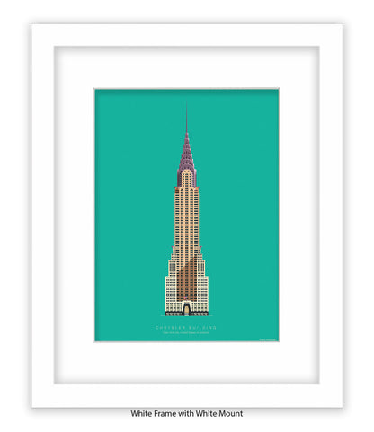Chrysler Building New York Fred Birchal Art Print