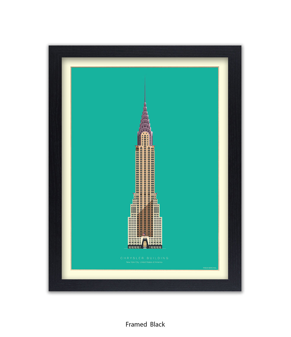 Chrysler Building New York Fred Birchal Art Print