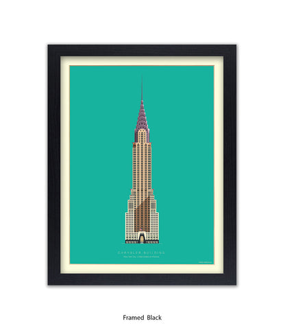 Chrysler Building New York Fred Birchal Art Print