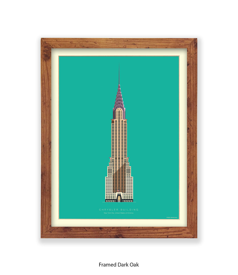 Chrysler Building New York Fred Birchal Art Print