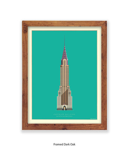 Chrysler Building New York Fred Birchal Art Print