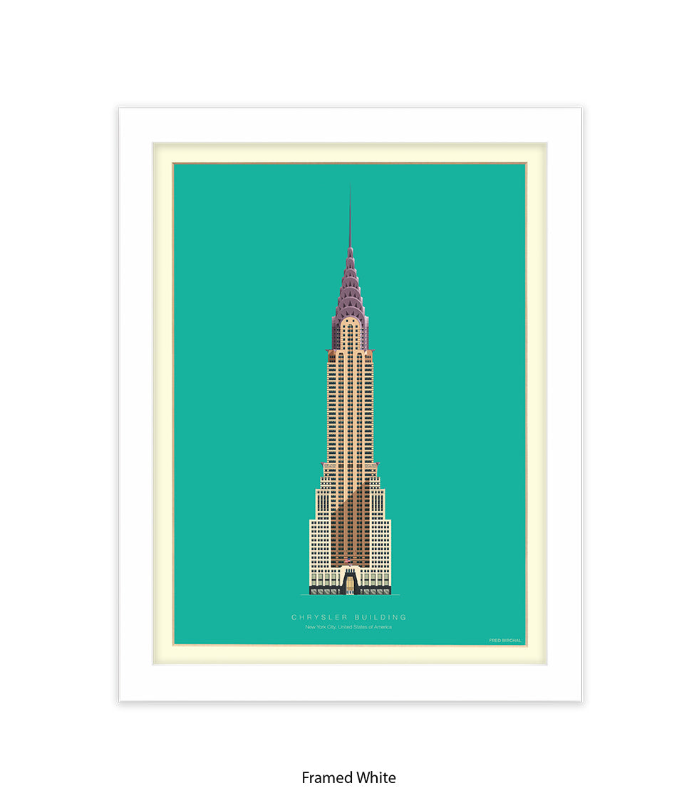 Chrysler Building New York Fred Birchal Art Print