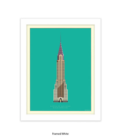 Chrysler Building New York Fred Birchal Art Print