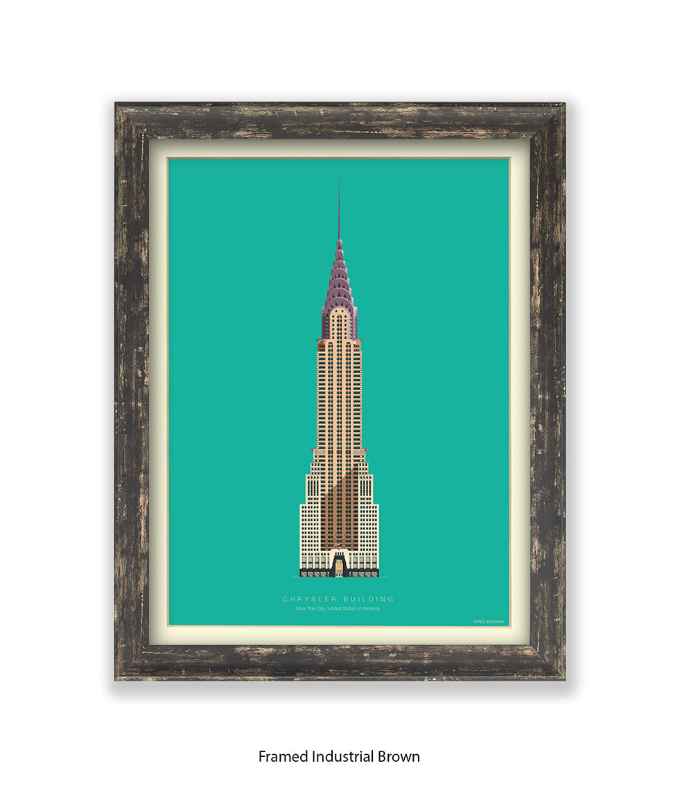 Chrysler Building New York Fred Birchal Art Print