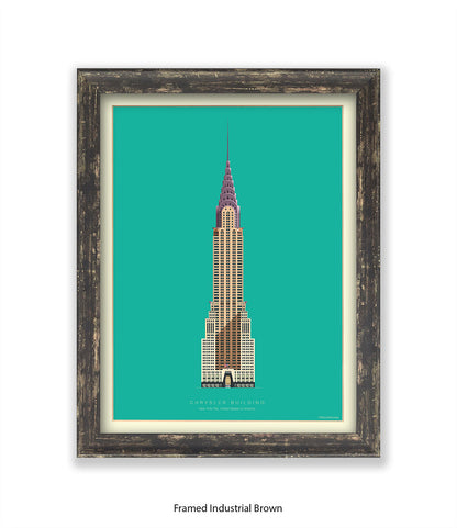 Chrysler Building New York Fred Birchal Art Print