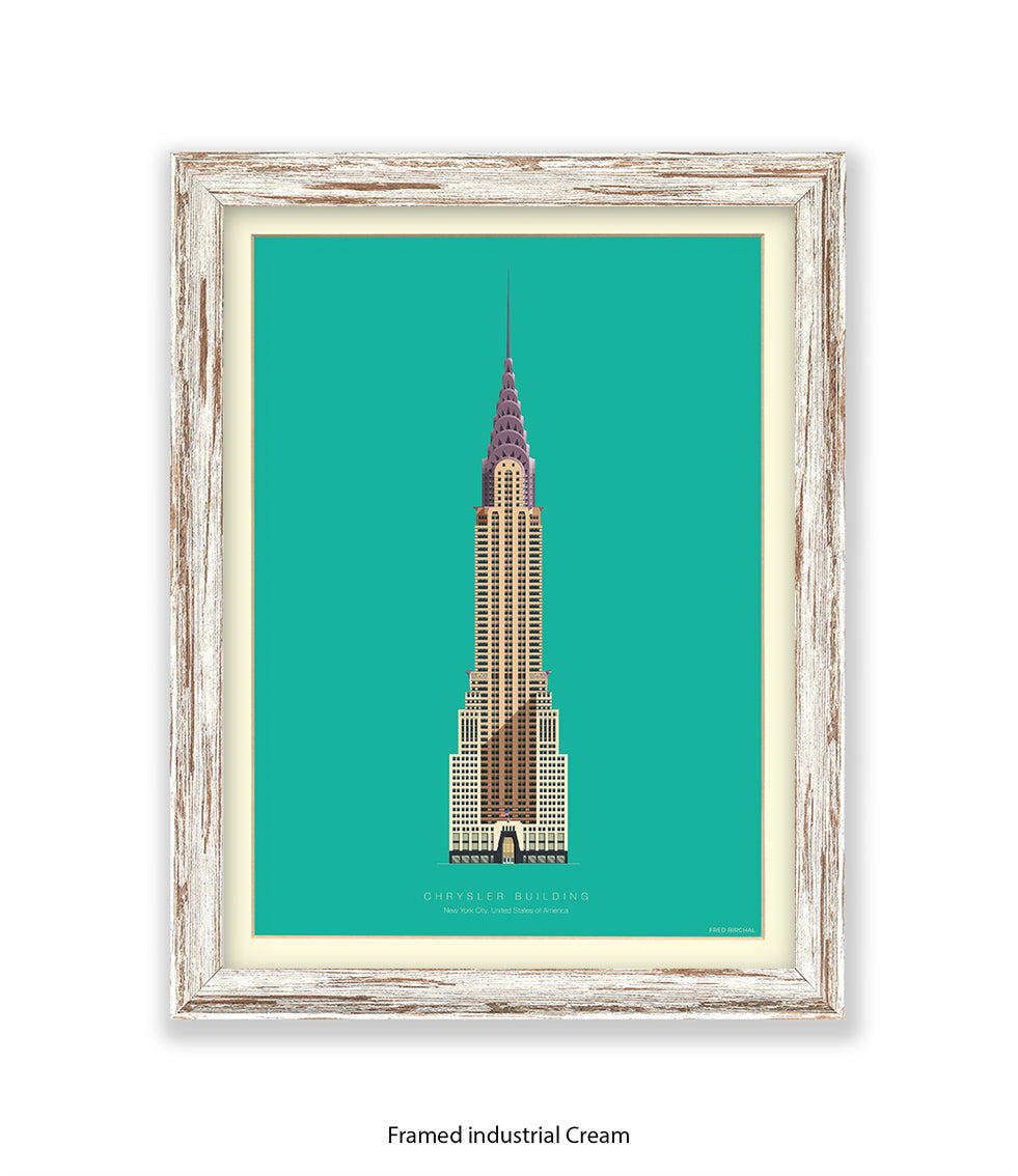 Chrysler Building New York Fred Birchal Art Print