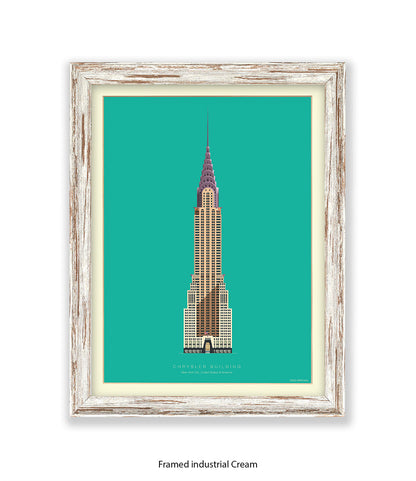 Chrysler Building New York Fred Birchal Art Print