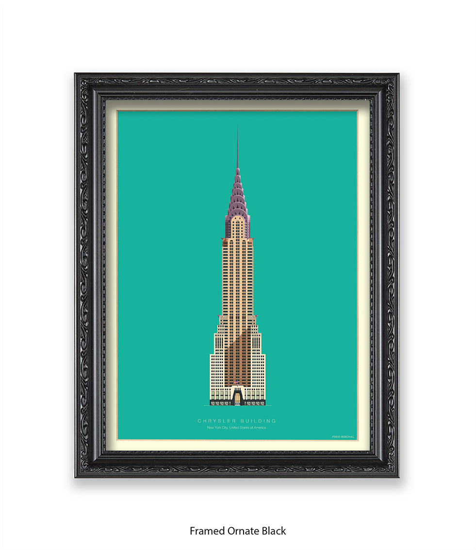 Chrysler Building New York Fred Birchal Art Print