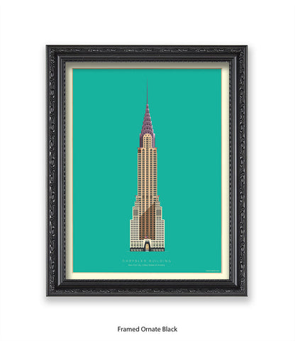 Chrysler Building New York Fred Birchal Art Print