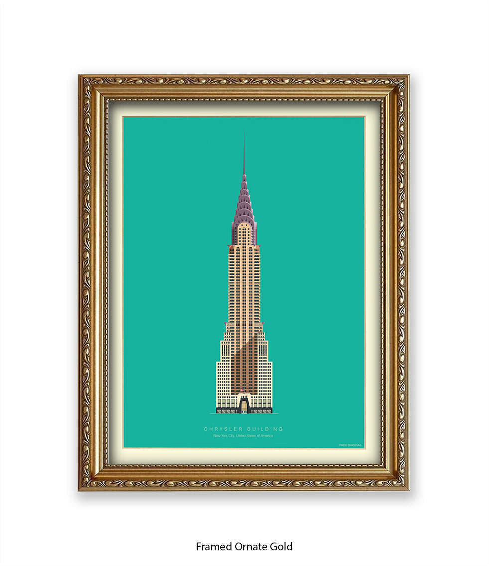 Chrysler Building New York Fred Birchal Art Print