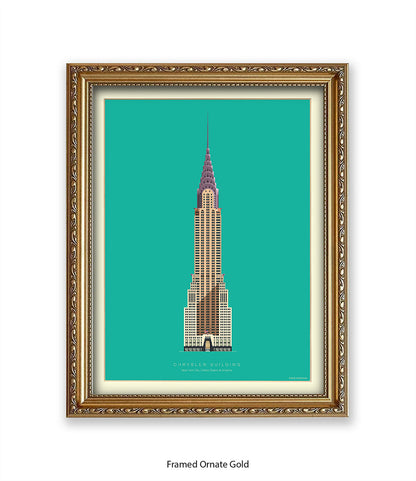 Chrysler Building New York Fred Birchal Art Print