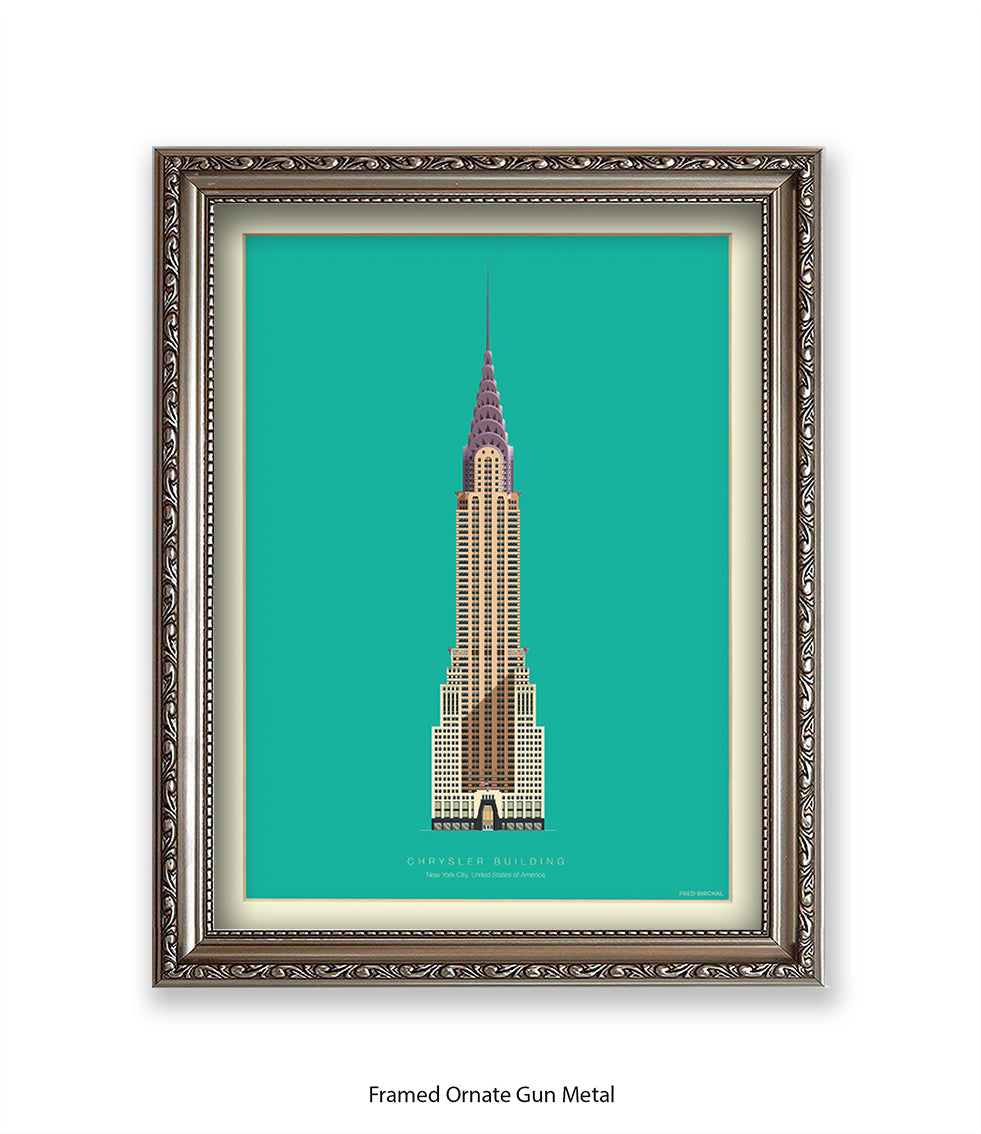 Chrysler Building New York Fred Birchal Art Print