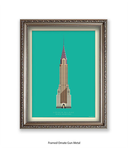 Chrysler Building New York Fred Birchal Art Print