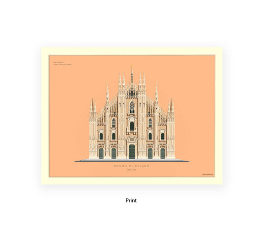 Duomo Di Milano - Fred Birchal Art Print