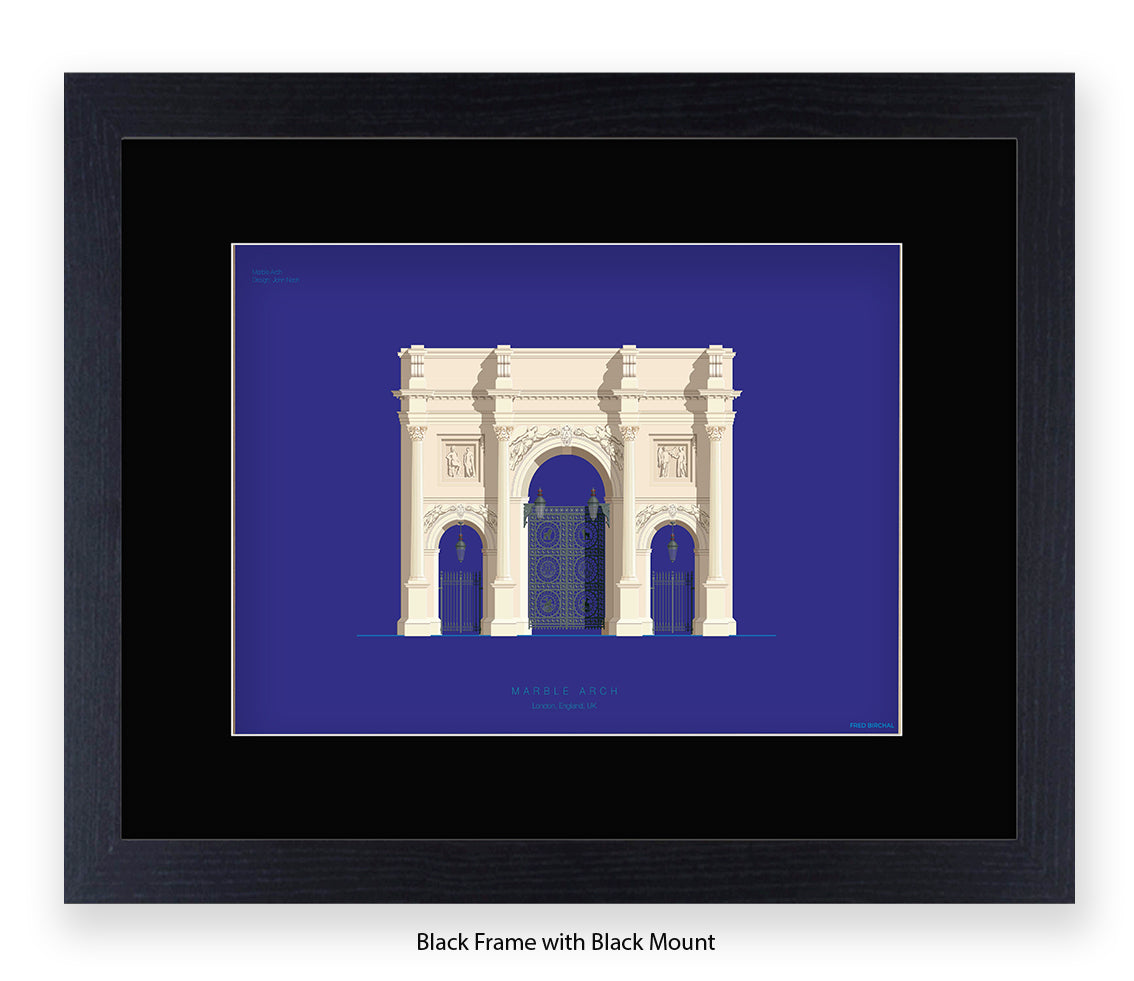Marble Arch - London - Fred Birchal Art Print