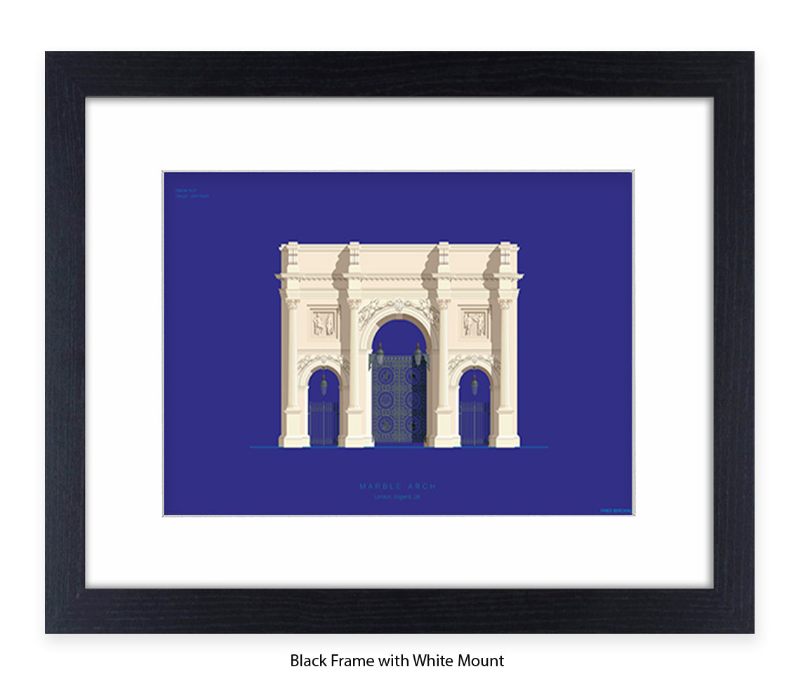 Marble Arch - London - Fred Birchal Art Print