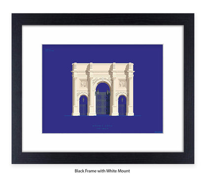 Marble Arch - London - Fred Birchal Art Print