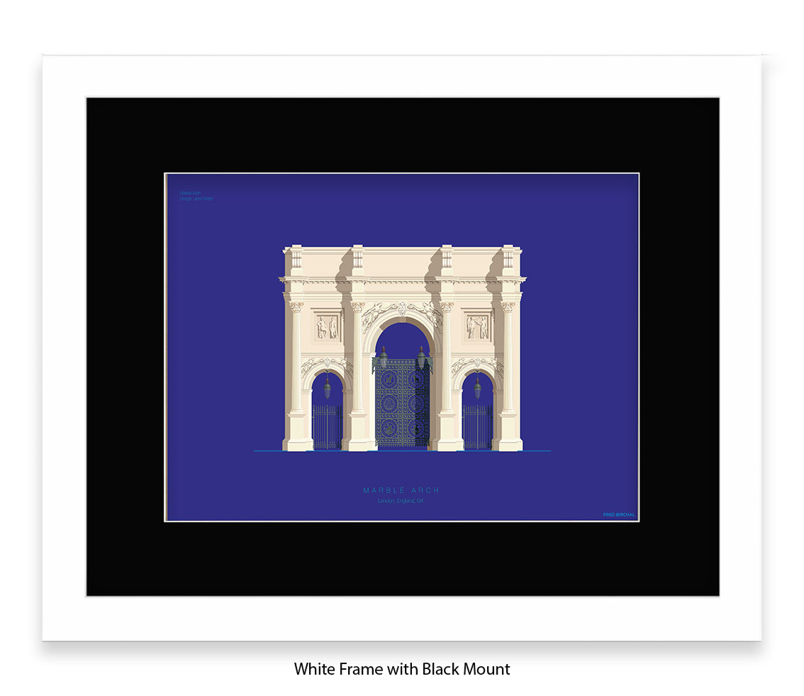 Marble Arch - London - Fred Birchal Art Print