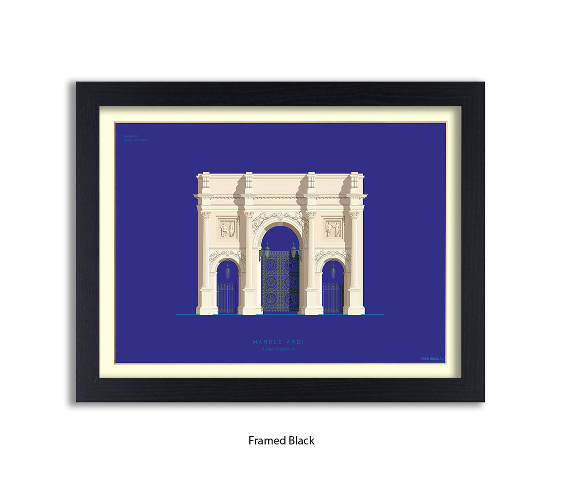Marble Arch - London - Fred Birchal Art Print