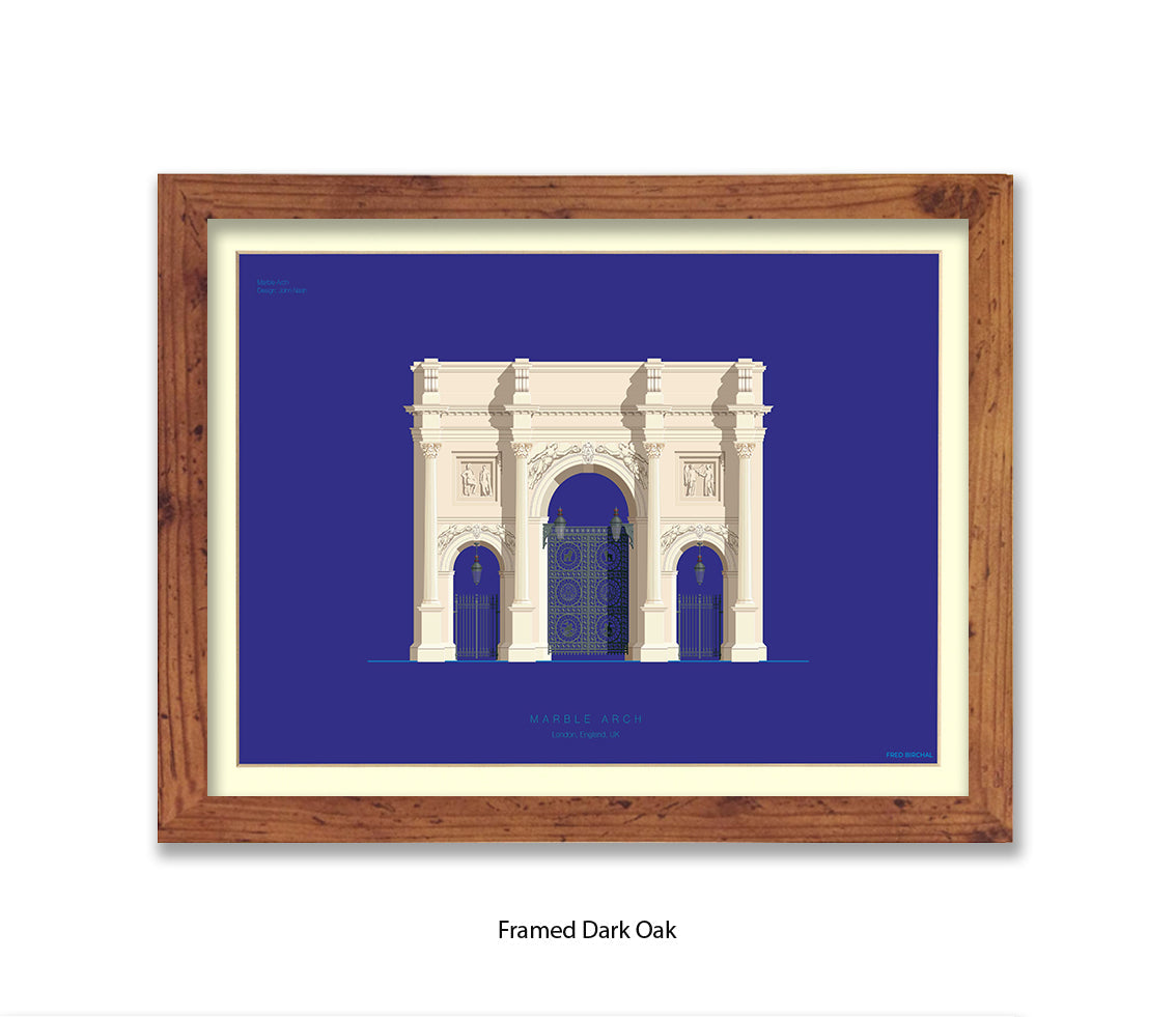 Marble Arch - London - Fred Birchal Art Print