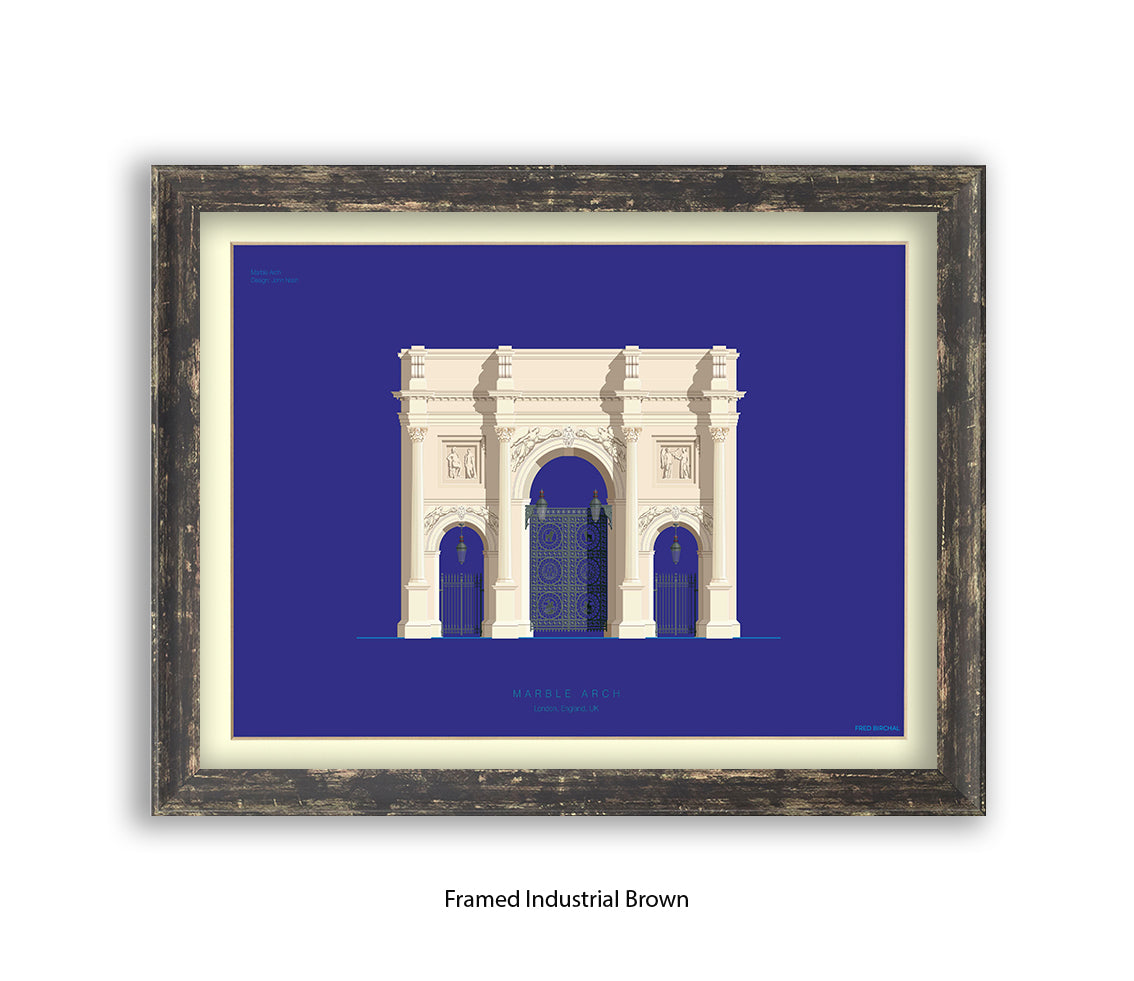 Marble Arch - London - Fred Birchal Art Print