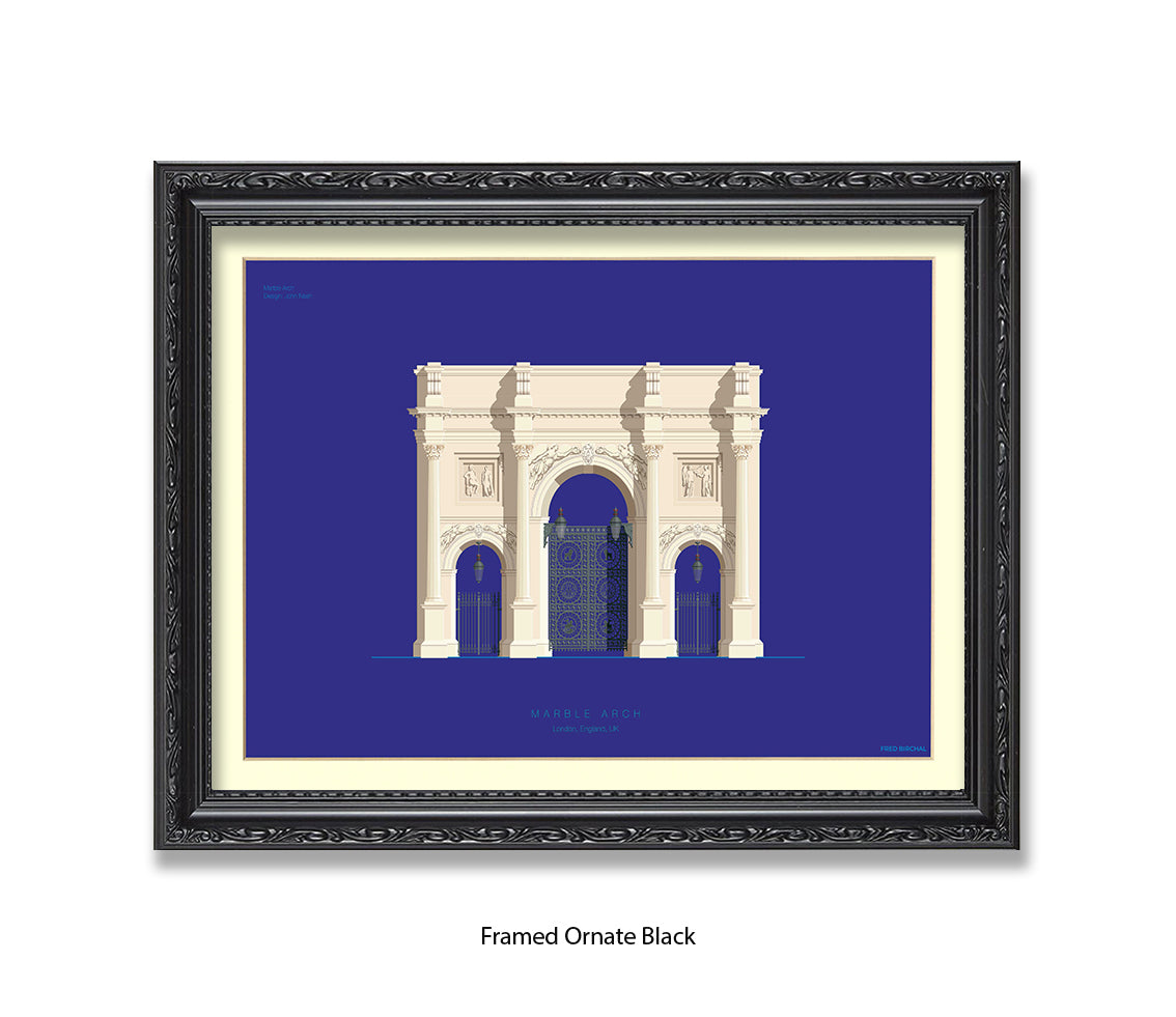 Marble Arch - London - Fred Birchal Art Print