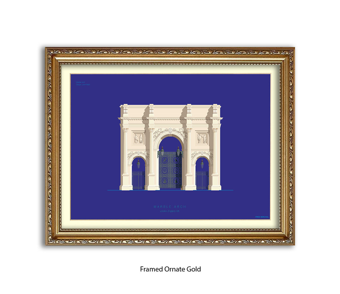 Marble Arch - London - Fred Birchal Art Print