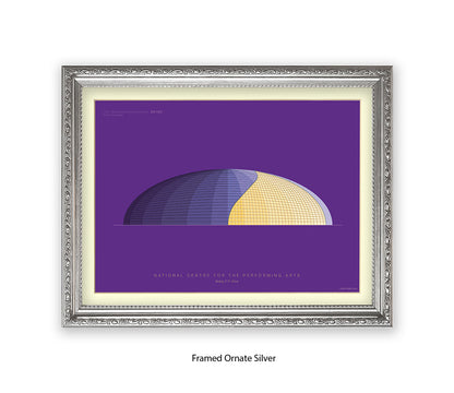 National Centre - Performing Arts - Bejing  - Fred Birchal Art Print