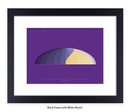 National Centre - Performing Arts - Bejing  - Fred Birchal Art Print