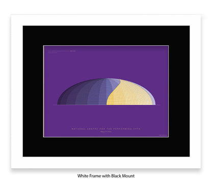 National Centre - Performing Arts - Bejing  - Fred Birchal Art Print