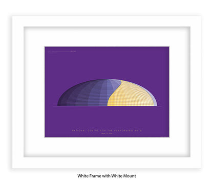 National Centre - Performing Arts - Bejing  - Fred Birchal Art Print
