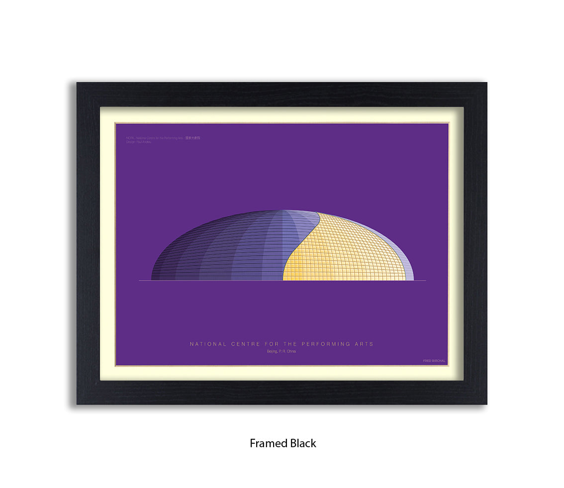 National Centre - Performing Arts - Bejing  - Fred Birchal Art Print