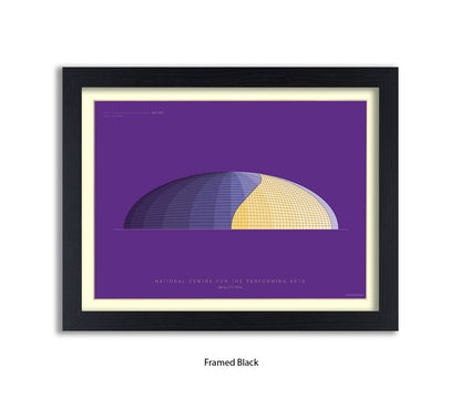 National Centre - Performing Arts - Bejing  - Fred Birchal Art Print