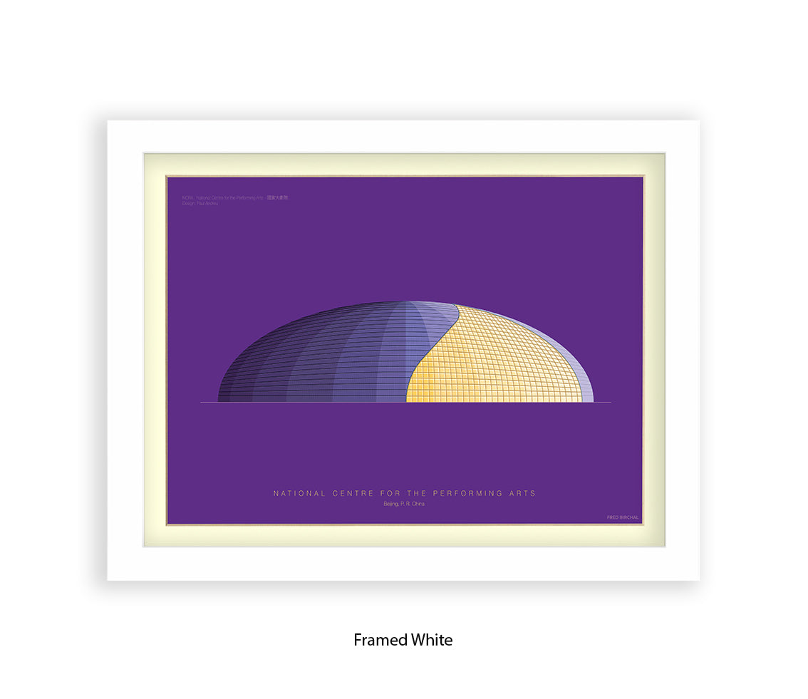 National Centre - Performing Arts - Bejing  - Fred Birchal Art Print