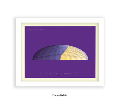 National Centre - Performing Arts - Bejing  - Fred Birchal Art Print