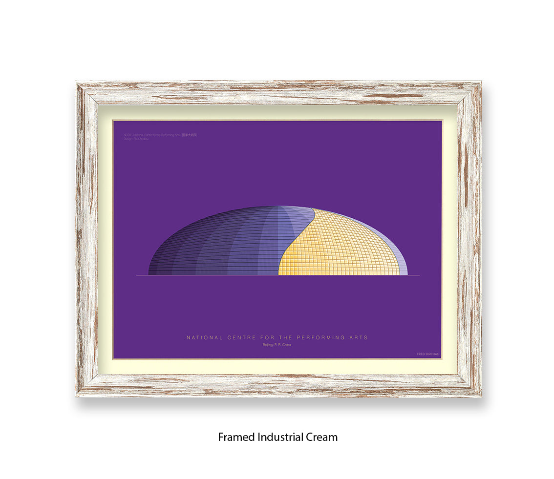 National Centre - Performing Arts - Bejing  - Fred Birchal Art Print