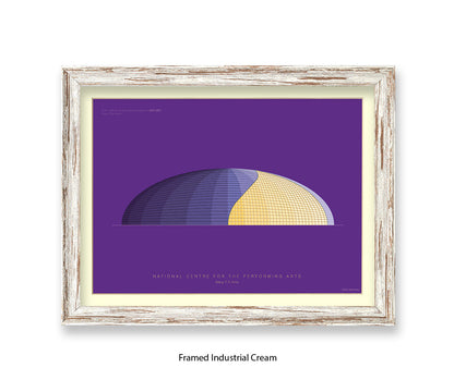 National Centre - Performing Arts - Bejing  - Fred Birchal Art Print