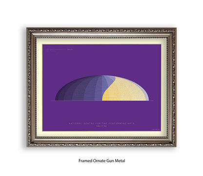 National Centre - Performing Arts - Bejing  - Fred Birchal Art Print
