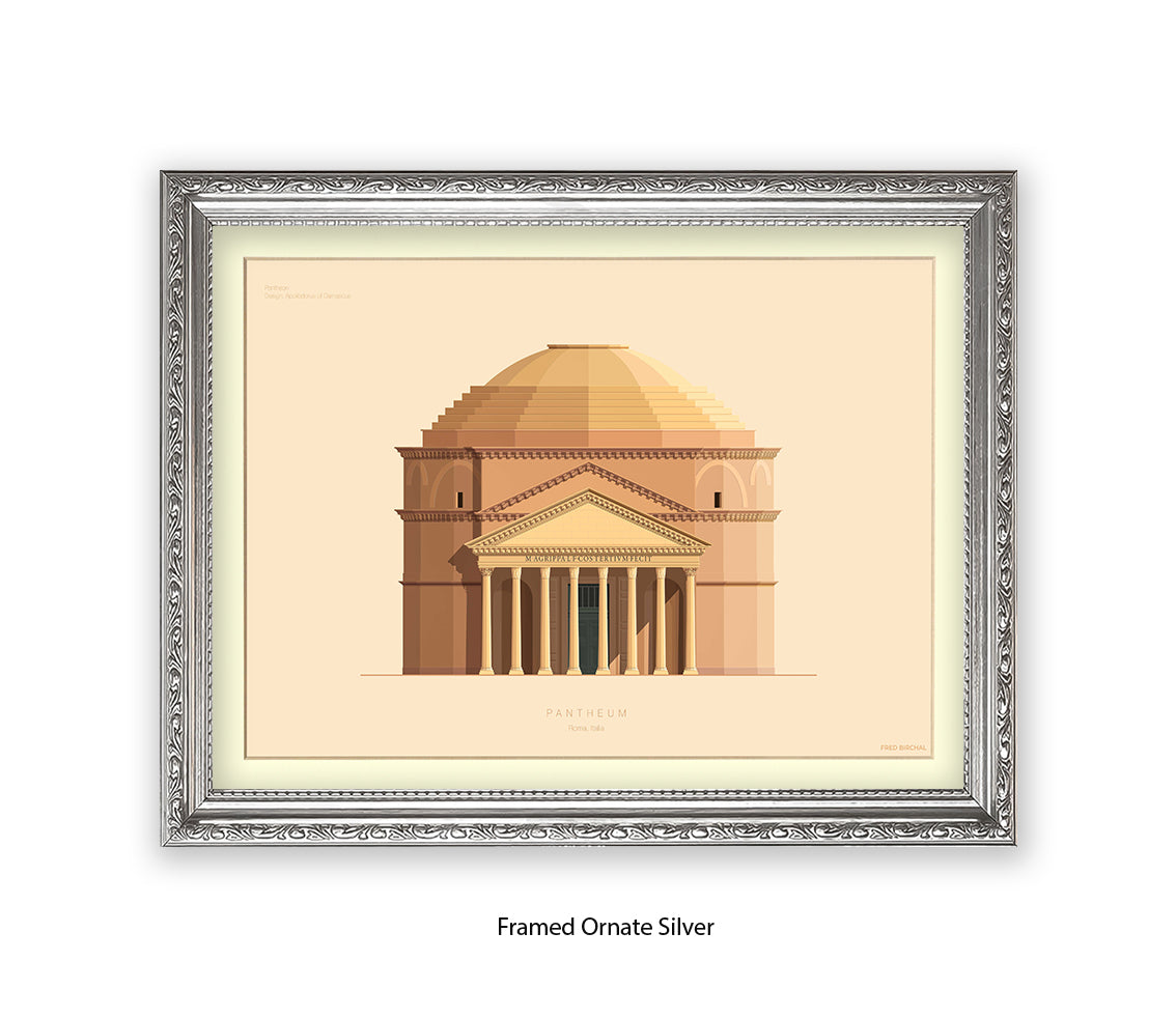 Pantheon - Rome - Fred Birchal Art Print