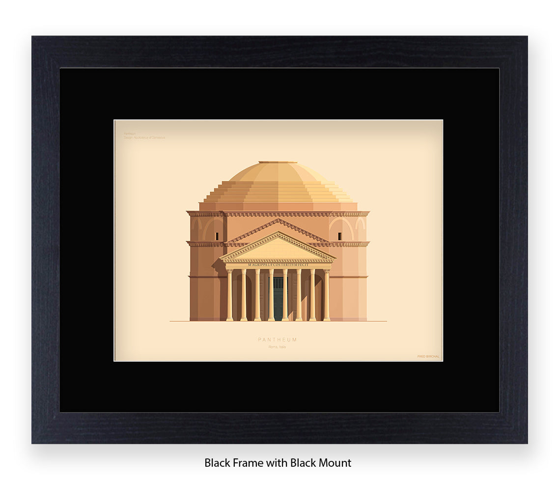 Pantheon - Rome - Fred Birchal Art Print
