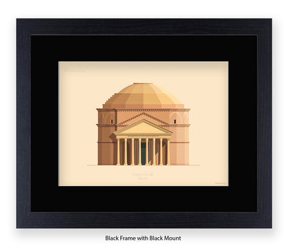 Pantheon - Rome - Fred Birchal Art Print