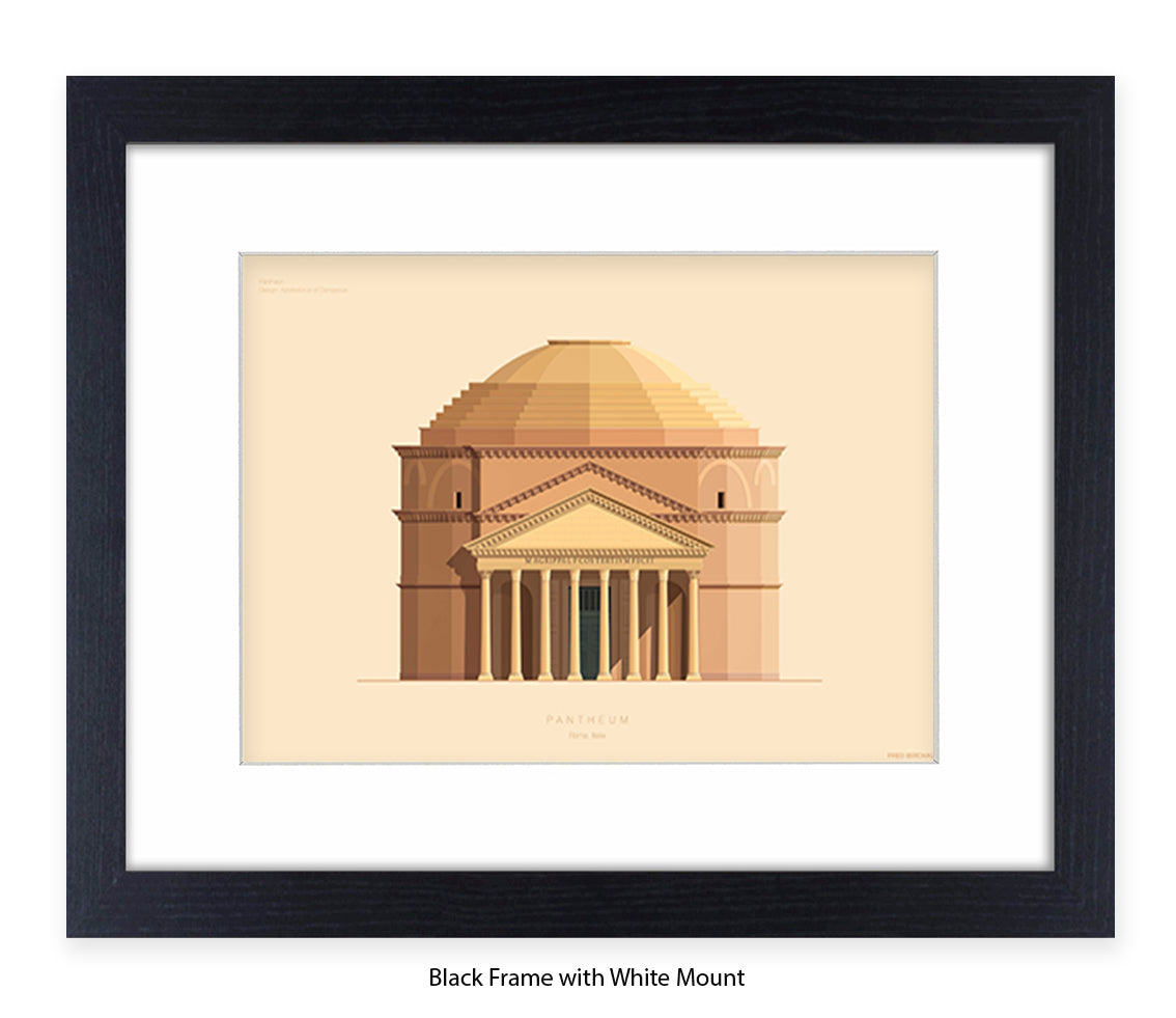 Pantheon - Rome - Fred Birchal Art Print