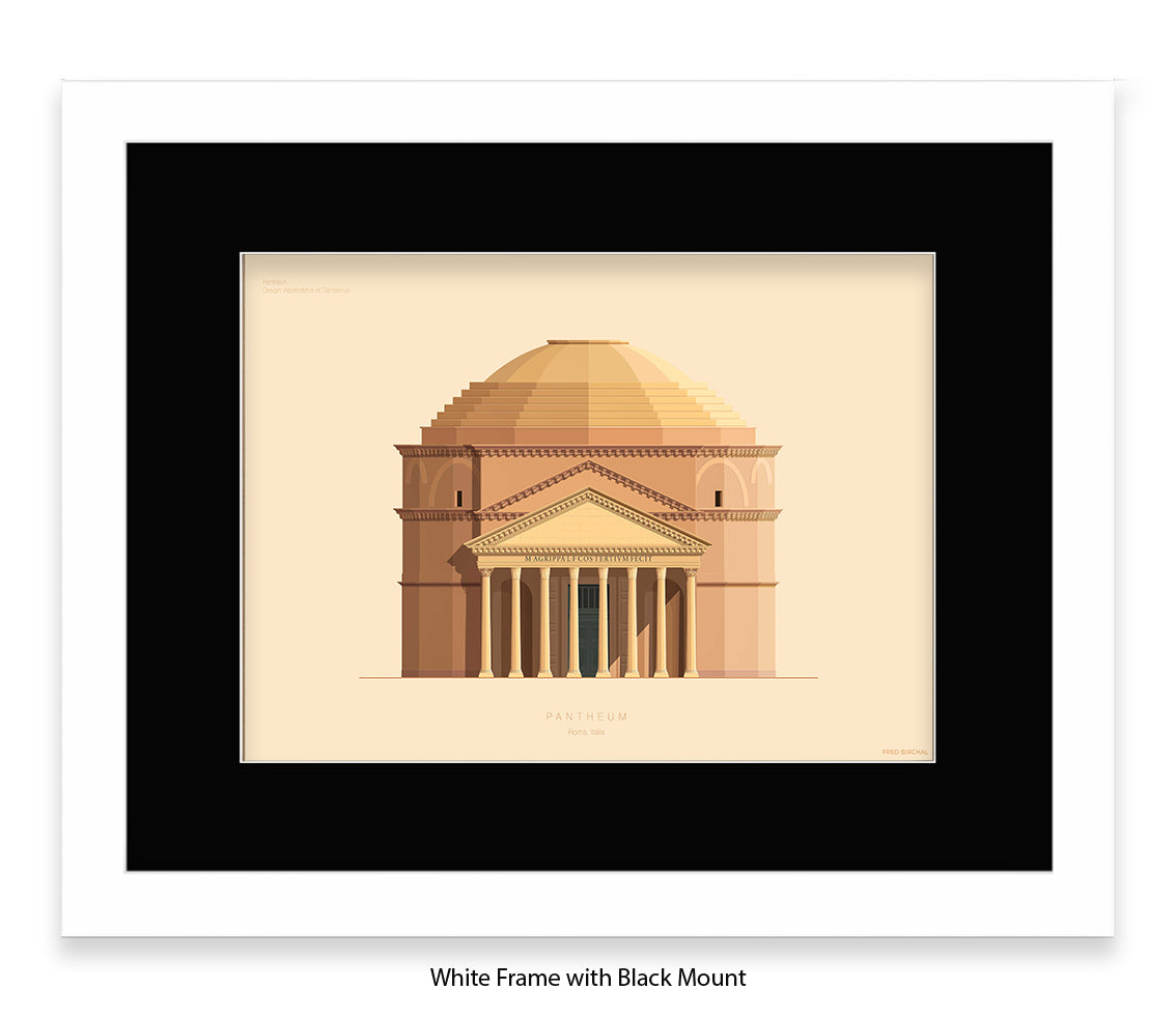 Pantheon - Rome - Fred Birchal Art Print
