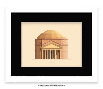 Pantheon - Rome - Fred Birchal Art Print